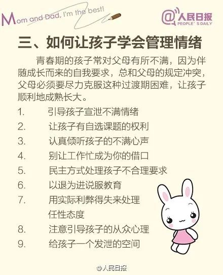人民日报发布家庭教育100招