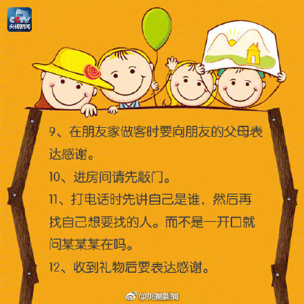 一定要教会孩子的32条教养礼仪