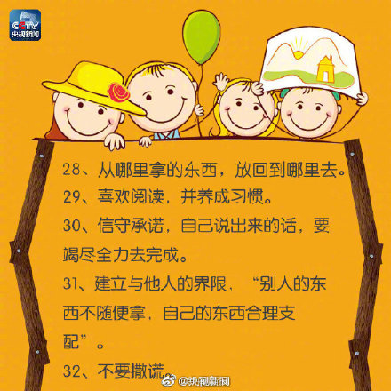 一定要教会孩子的32条教养礼仪