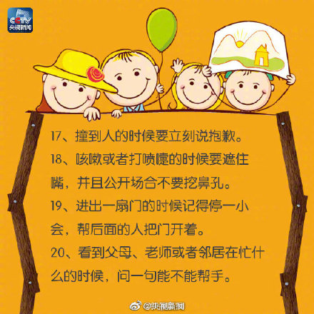 一定要教会孩子的32条教养礼仪