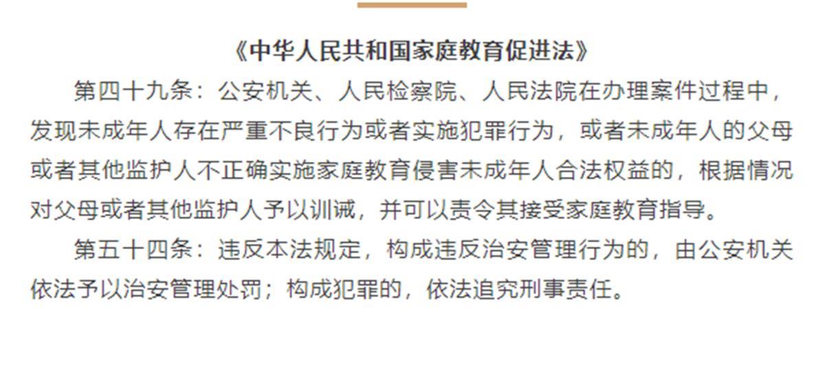 湖北省孝感市孝南区人民法院发&ldquo;家庭教育令&rdquo;
