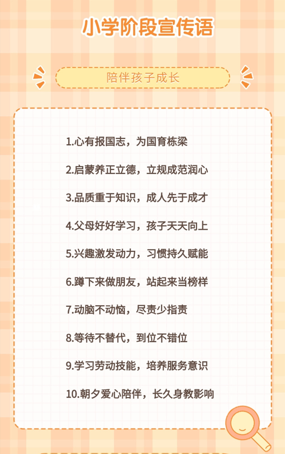 家庭教育&ldquo;应知应会&rdquo;宣传语