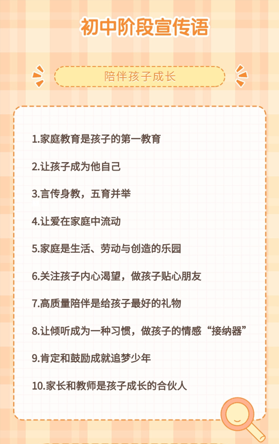 家庭教育&ldquo;应知应会&rdquo;宣传语